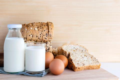 Milk, Dairy, Bread and Morning Goods image.