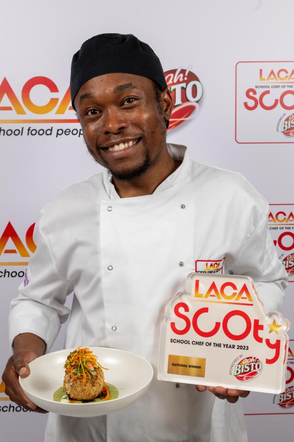 Raheem Morgan wins LACA's School Chef of The Year competition