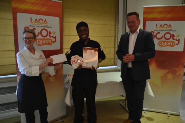 Heat winner: Raheem Morgan from Cooper Lane Primary School (Chartwells) 