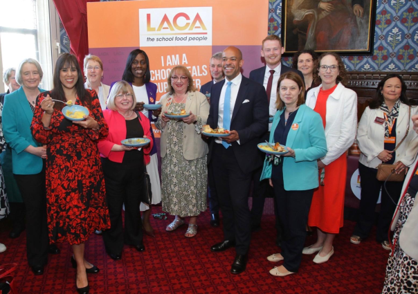 MPs attending LACA's Great School Lunch event