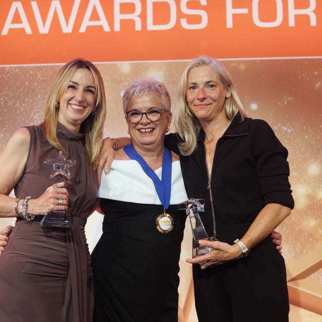 LACA Chair’s Award: Emma Holmes from Cardiff & Vale University Health Board and Katie Palmer from Foodsense Wales 