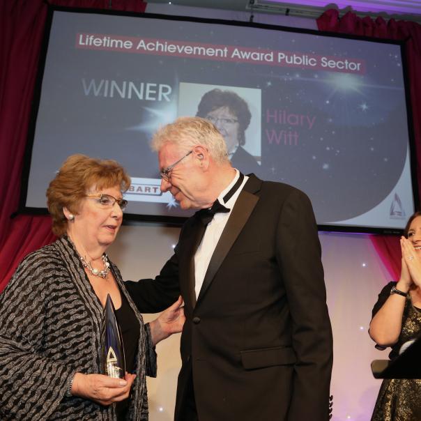 Hilary Witt Cost Sector Catering Awards public sector lifetime achievement