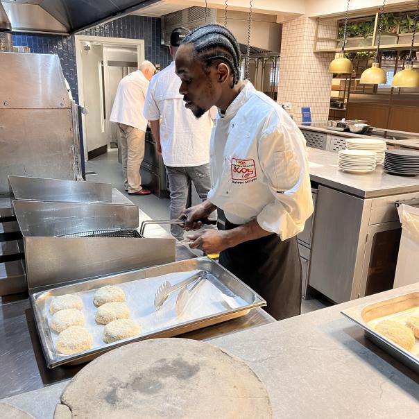 LACA School Chef of the Year Raheem Morgan