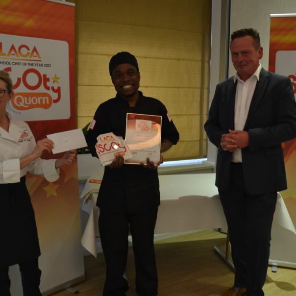 Heat winner: Raheem Morgan from Cooper Lane Primary School (Chartwells) 